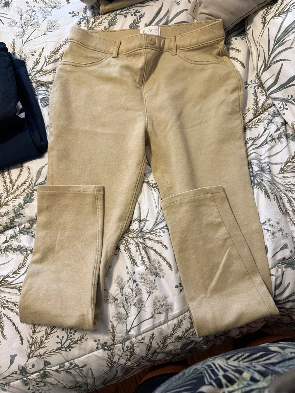 The Children's Place Girls' Khaki Jeggings